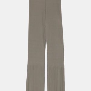 Zara Olive Green Pleated Pants